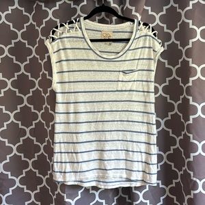 Chaser NWOT Linen Blend Top